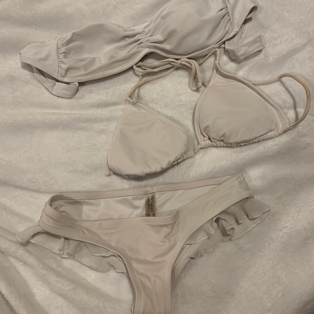 Well loved white bikini bundle